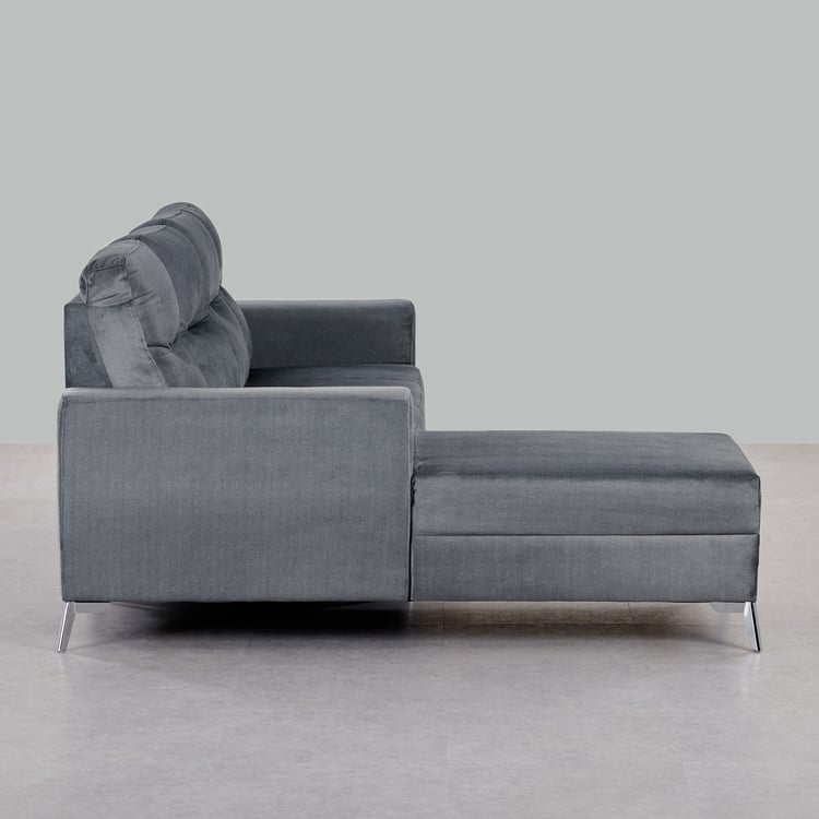 4 Seater L Shape Sofa in Grey Colour - Image 10