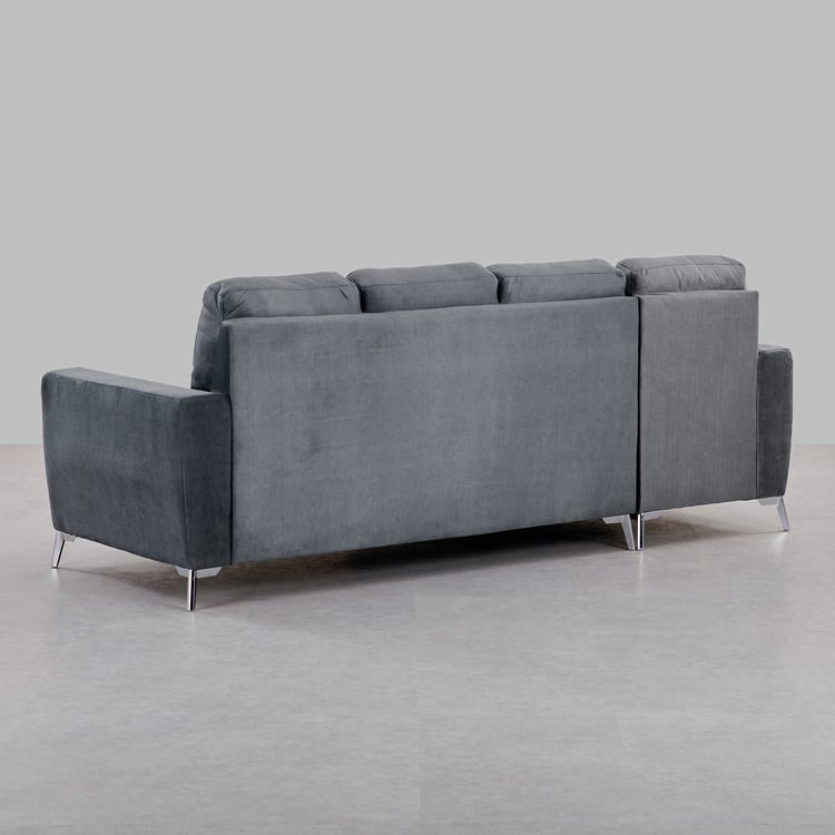 4 Seater L Shape Sofa in Grey Colour - Image 9