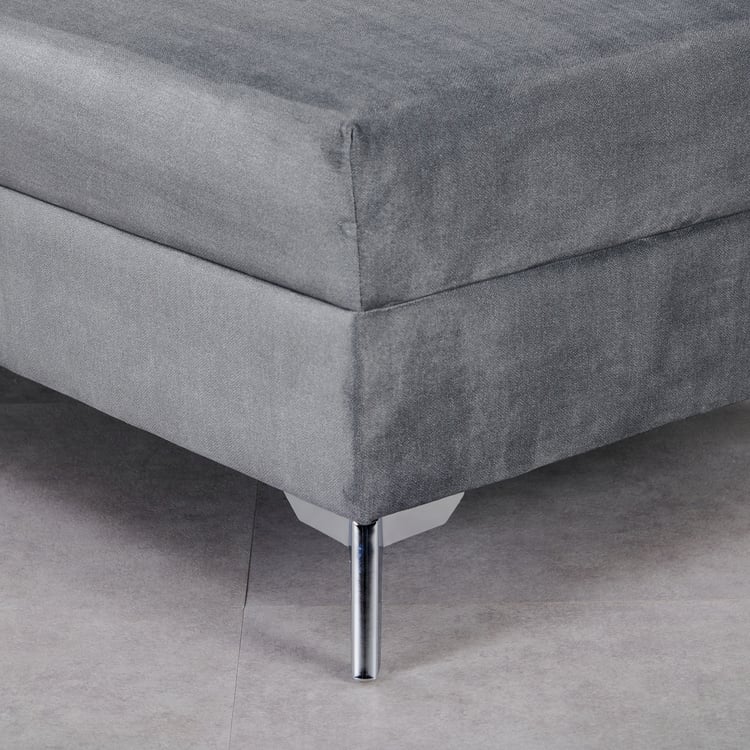 4 Seater L Shape Sofa in Grey Colour - Image 8