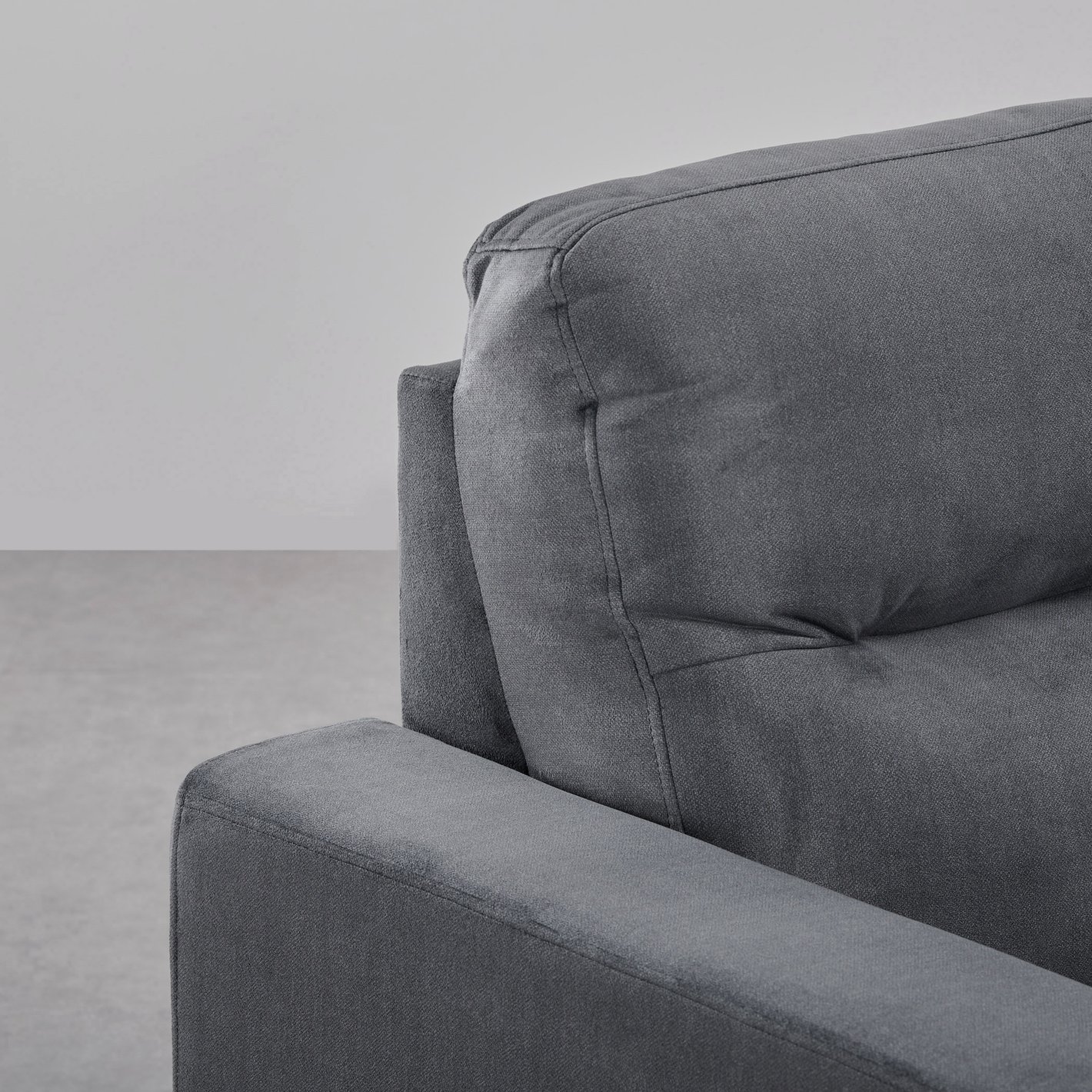 4 Seater L Shape Sofa in Grey Colour - Image 7