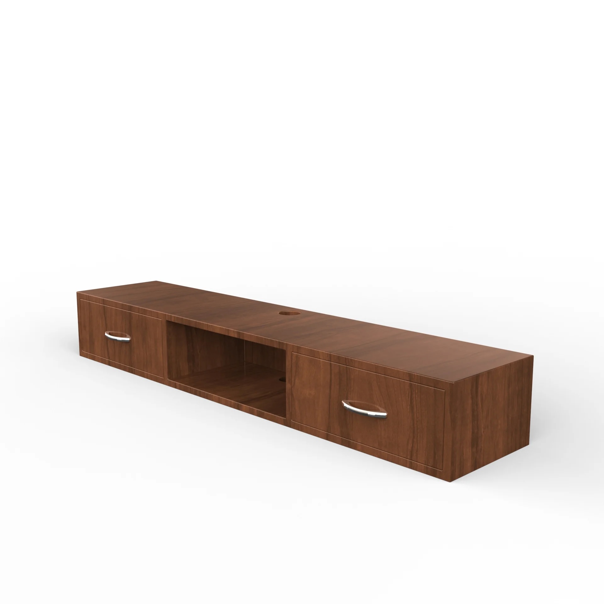Wood T.V. Unit in Brown Colour - Image 3