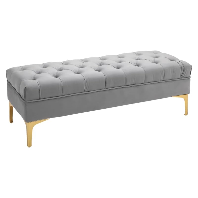 Fabric Bench in Grey Colour - Image 2