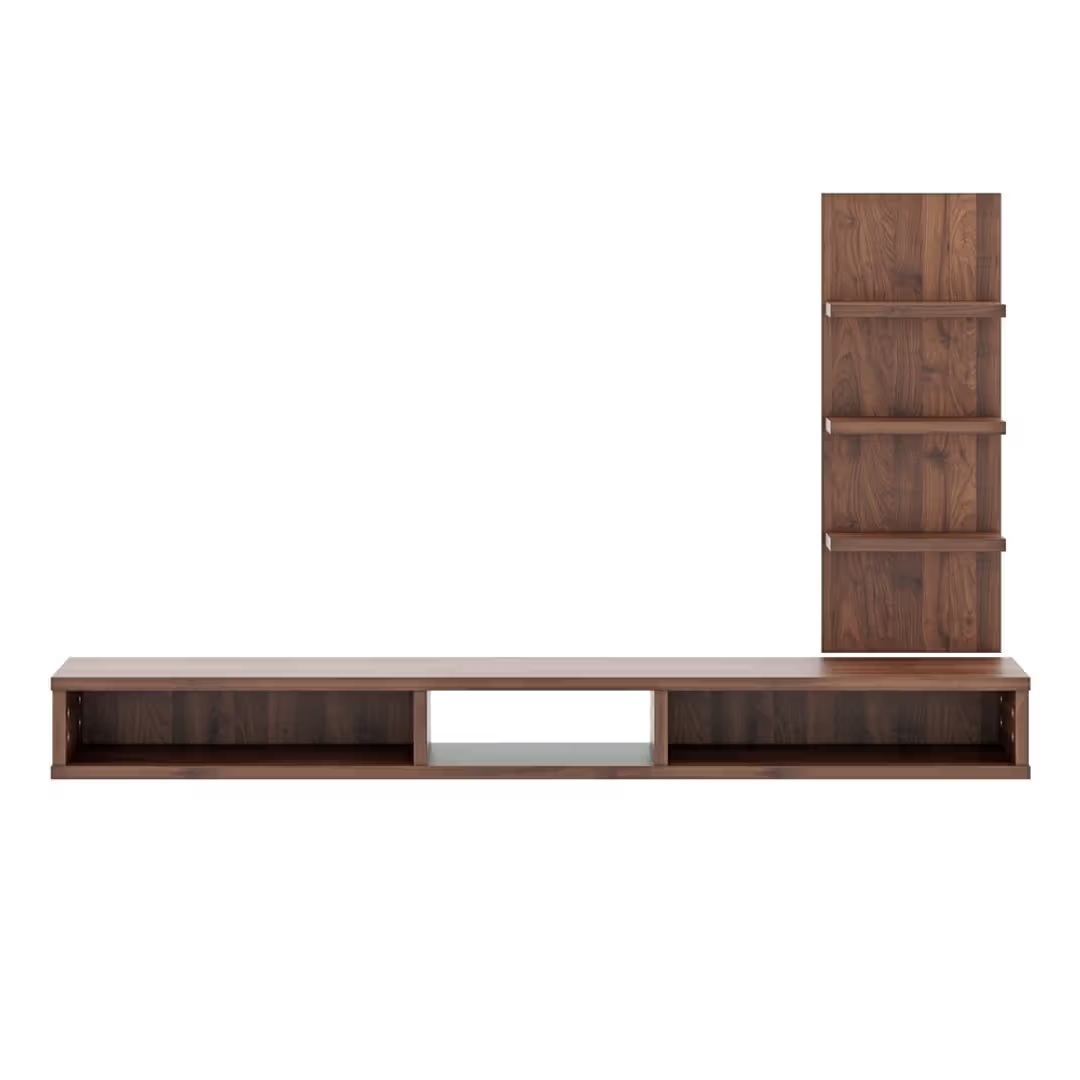Wood T.V. Unit in Brown Colour - Image 2