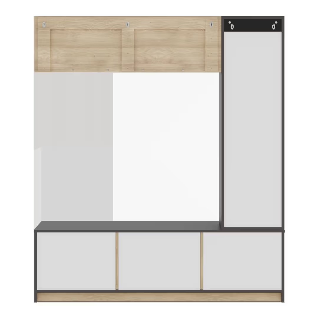 Wood T.V. Unit in Brown Colour - Image 3