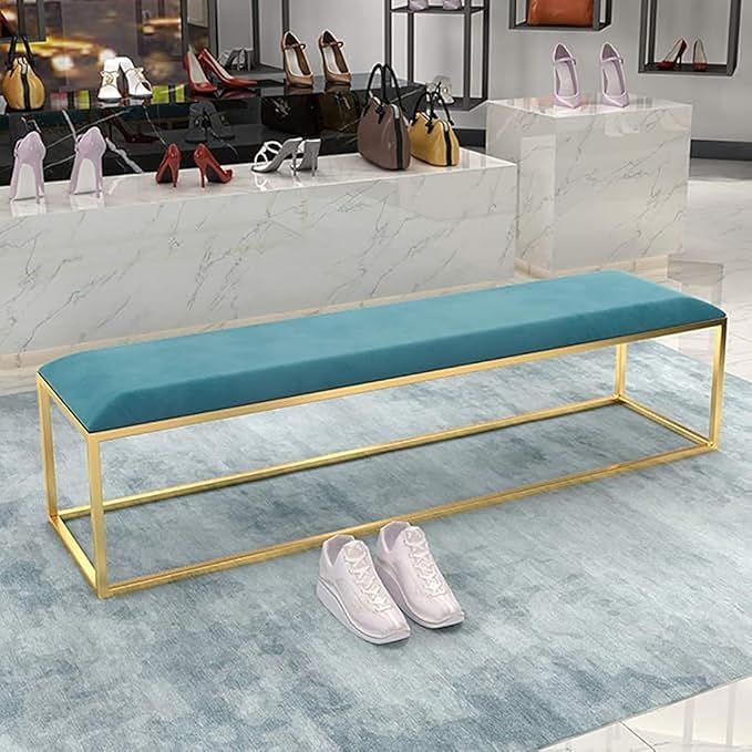Fabric Bench in Mint Colour - Image 5
