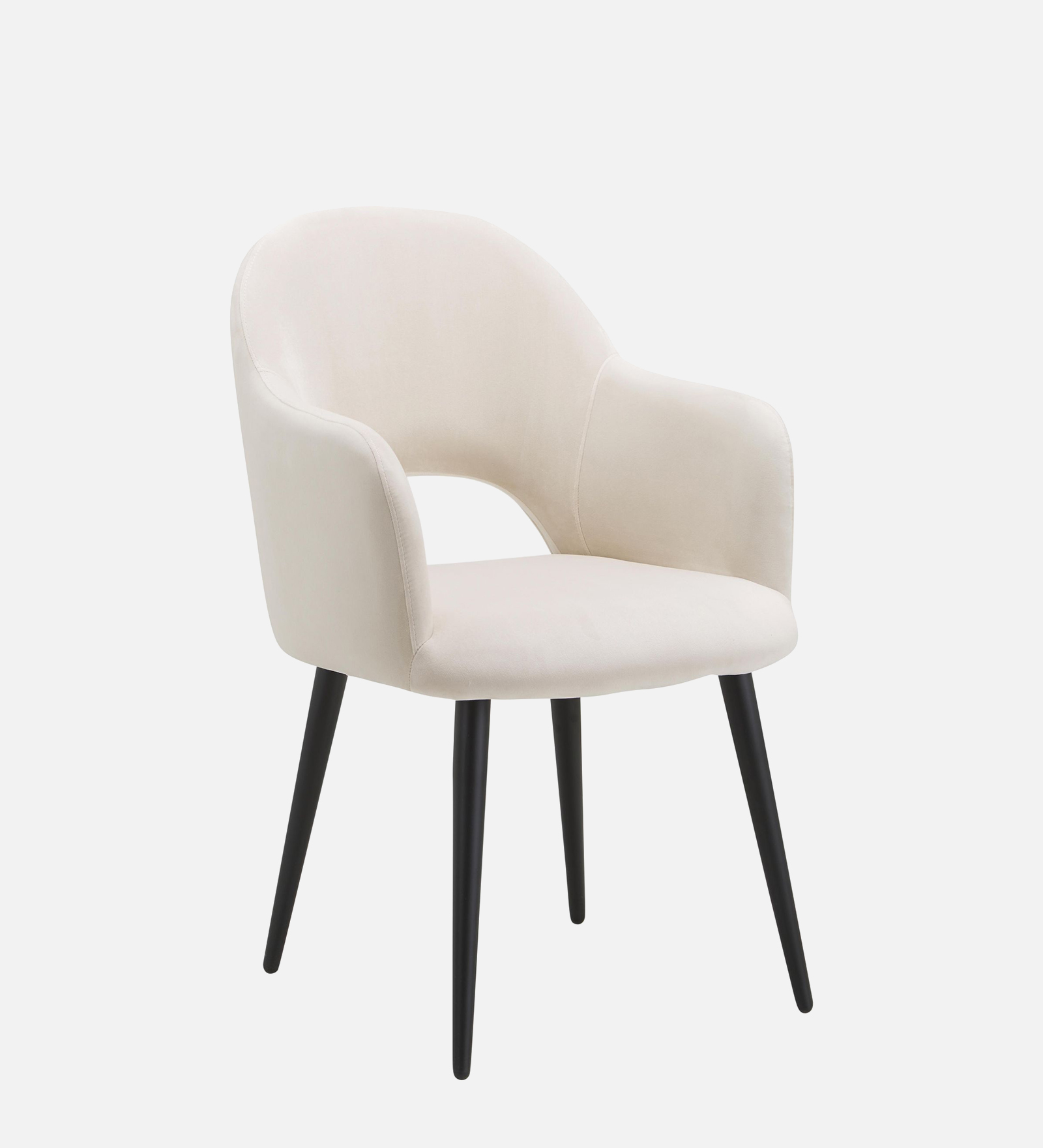 Rams Arm chair with off white and black color - Image 8