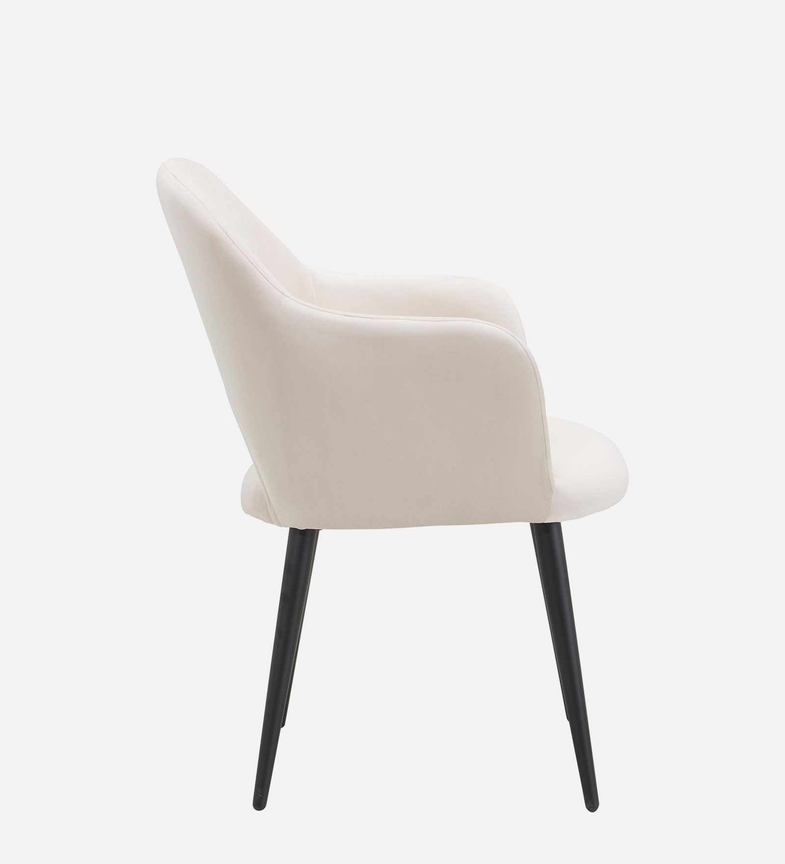 Rams Arm chair with off white and black color - Image 6