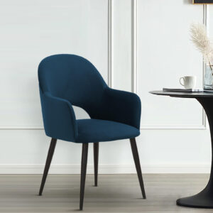 Rams Arm chair with blue and black color