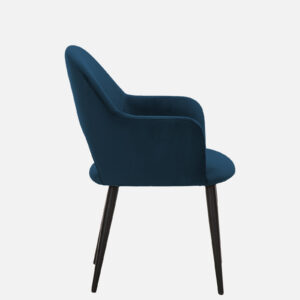 Rams Arm chair with blue and black color