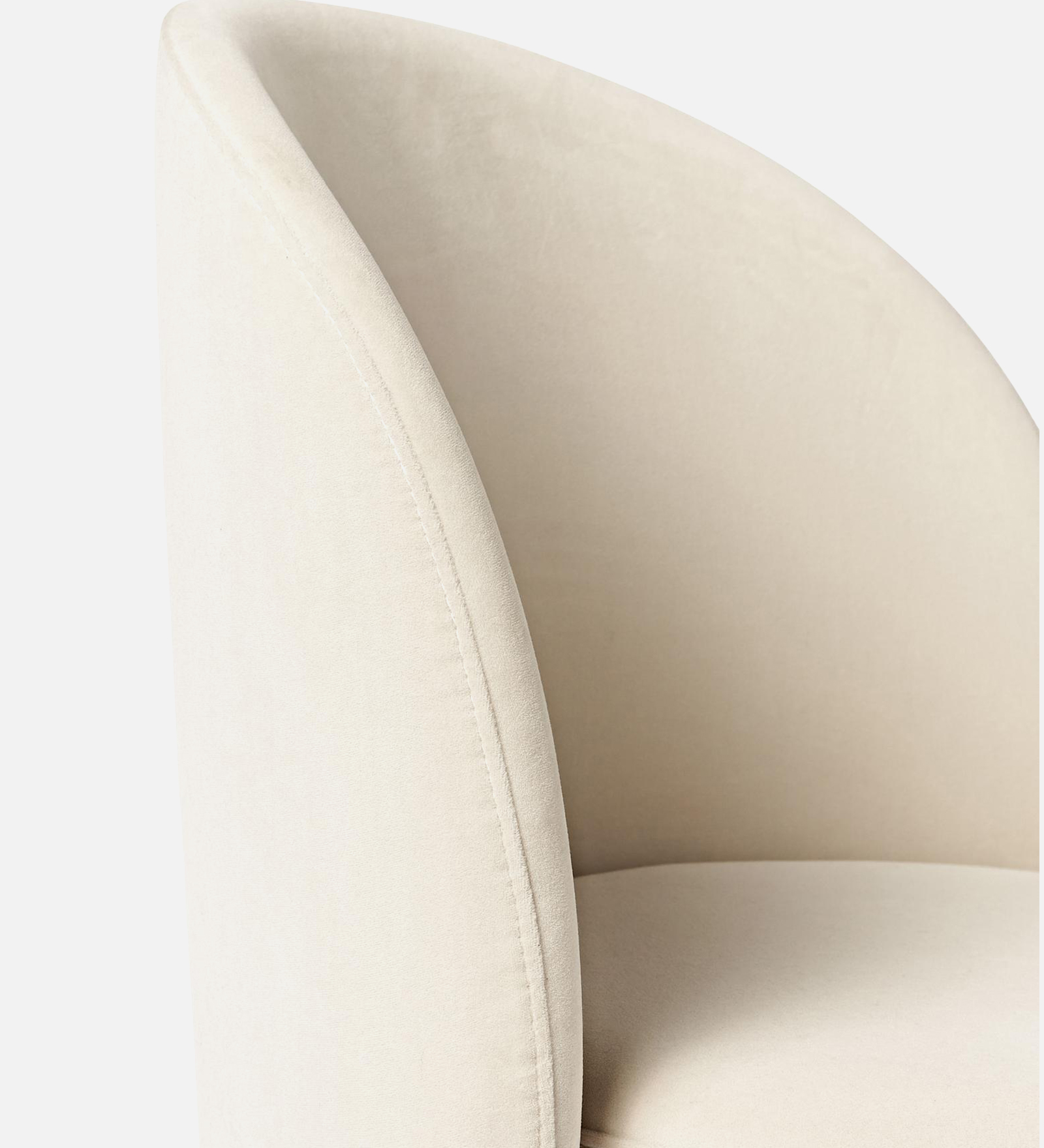 Hnau Arm chair with Off white color - Image 2