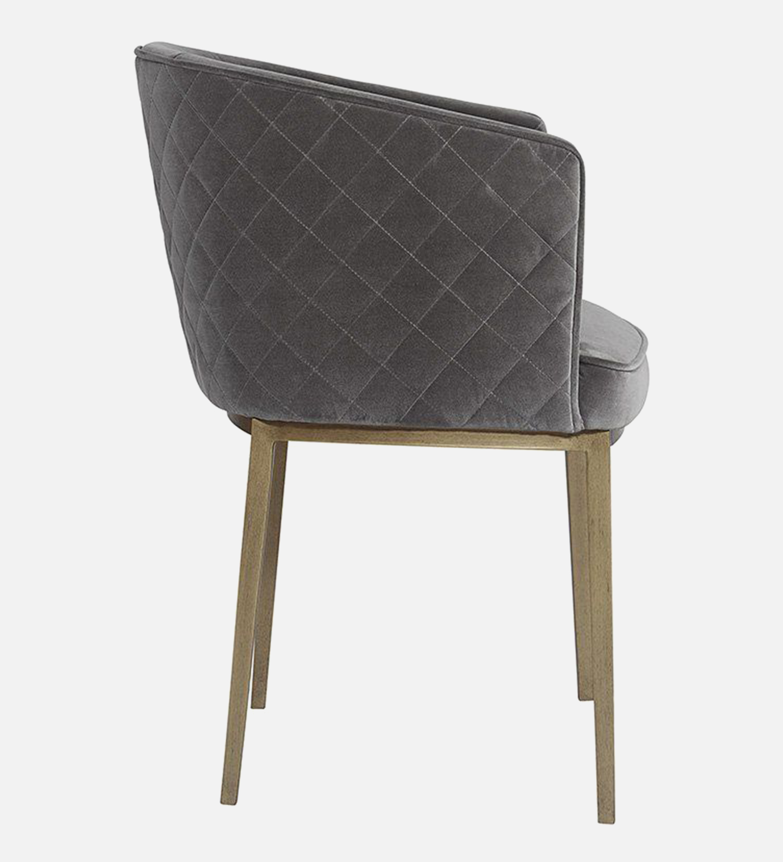 CLARA ARM CHAIR SUEDE BEIGE WITH BLACK FINISH - Image 6
