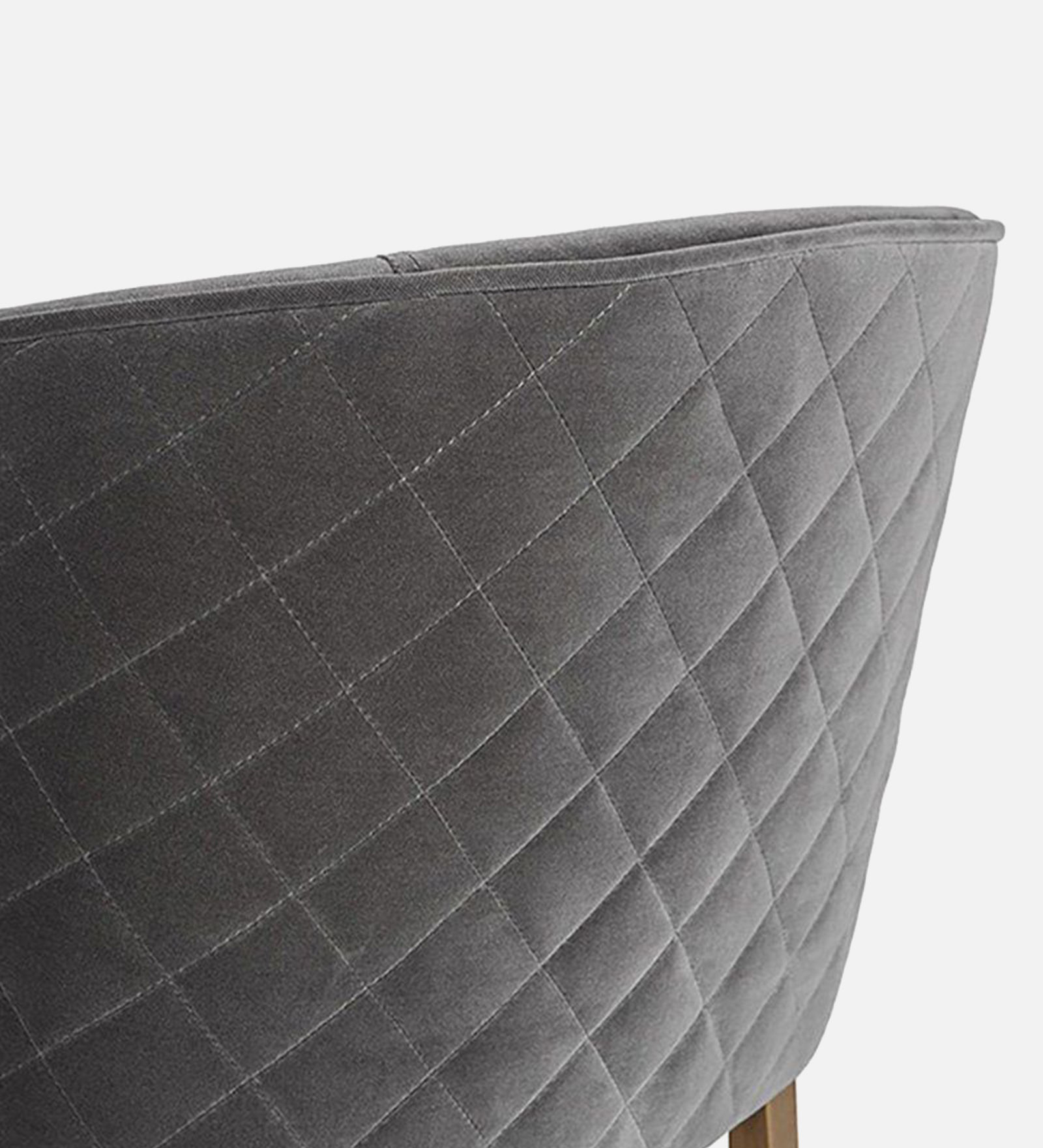 CLARA ARM CHAIR SUEDE BEIGE WITH BLACK FINISH - Image 3