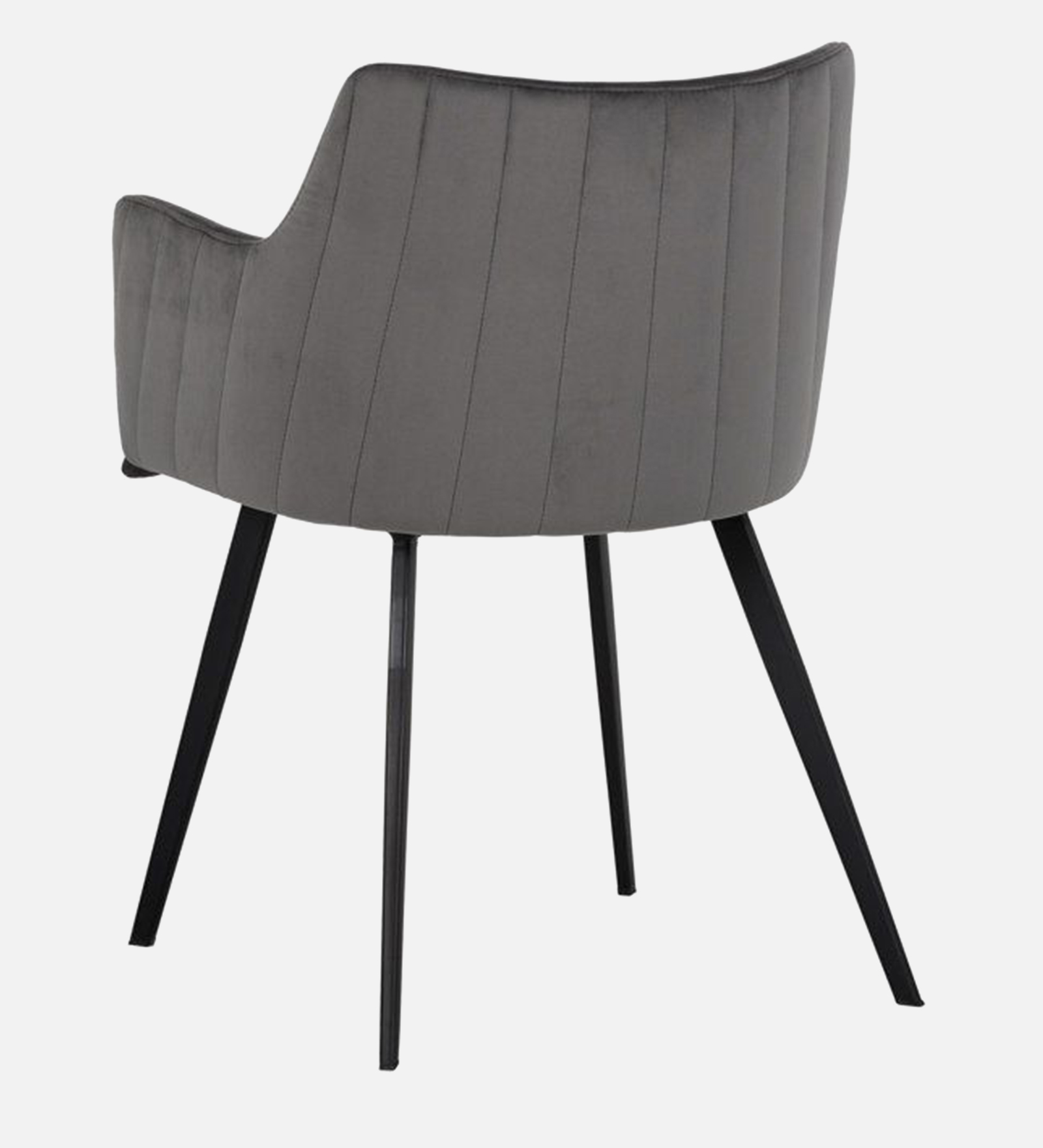 ELANA ARM CHAIR BLACK LEATHERATTE FINISH - Image 3