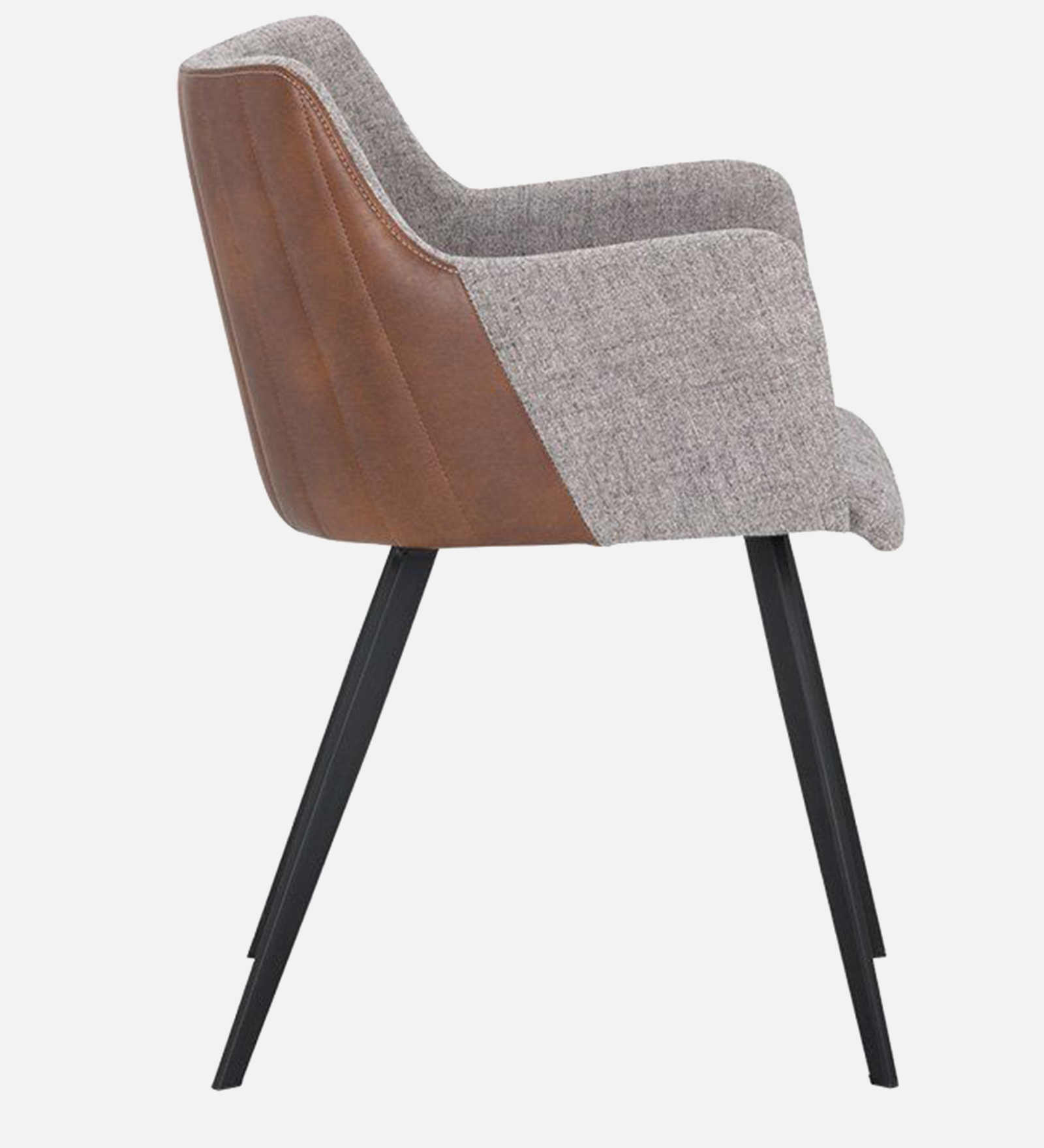ELANA ARM CHAIR WITH GREY AND BLACK FINISH - Image 6