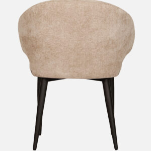GULDEV ARM  CHAIR  SUEDE BEIGE  WITH BLACK FINISH