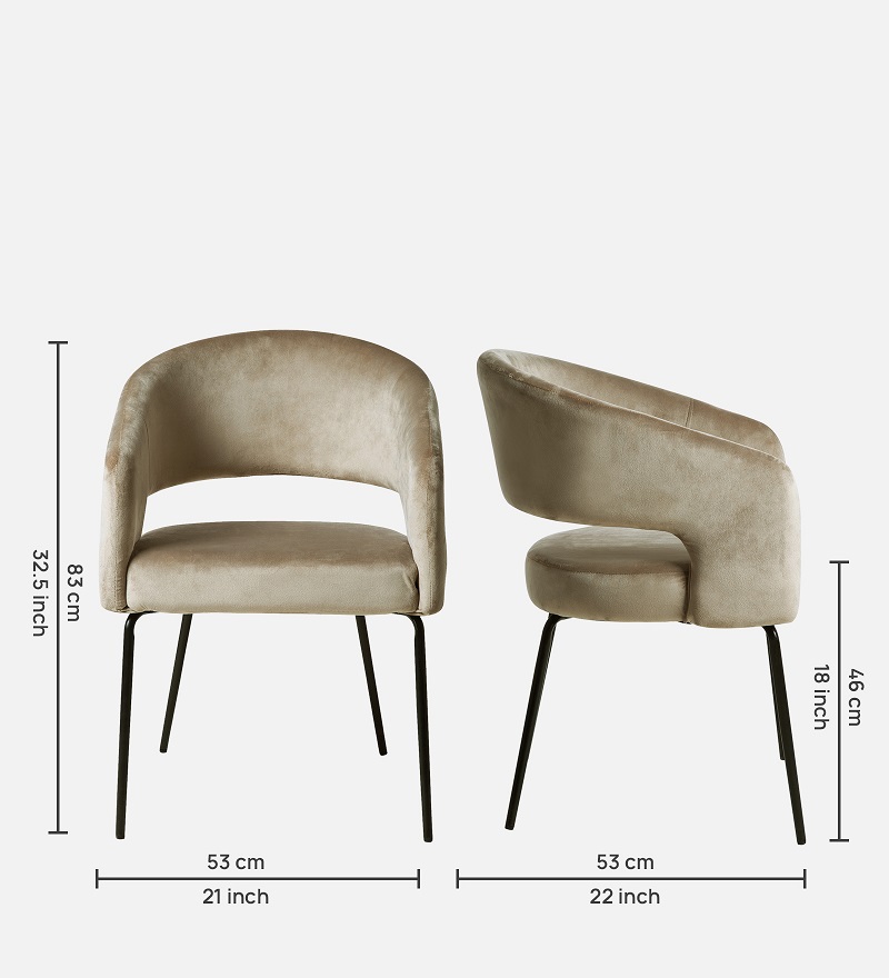 KIANA ARM CHAIR WITH BEIGE COLOR - Image 7