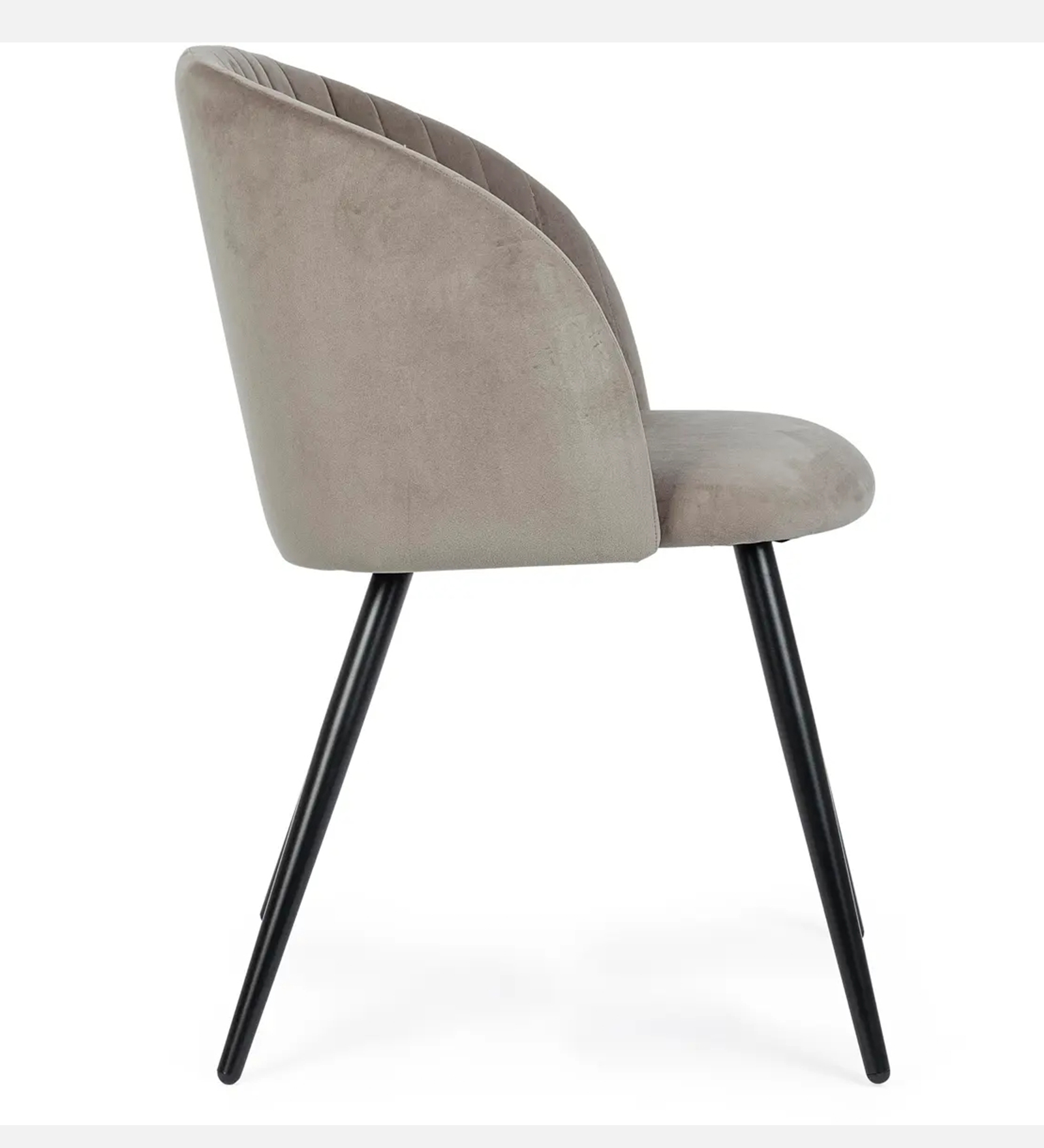 SENSES ARM CHAIR GREY WITH BLACK LEGS FINISH - Image 2