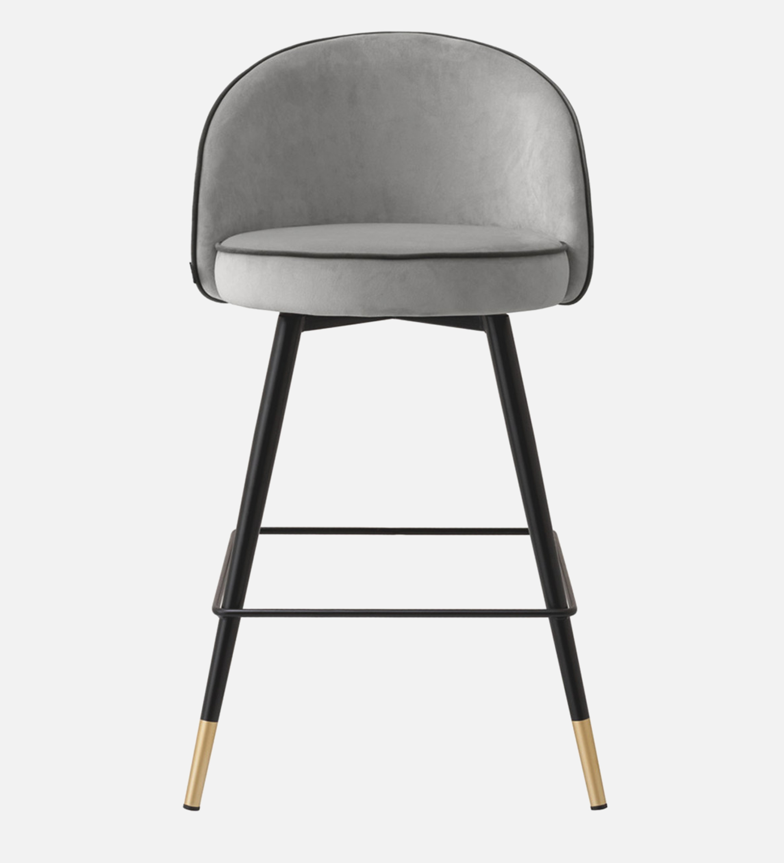 MICROS BAR CHAIR WITH GREY, BLACK AND GOLD FINISH - Image 2