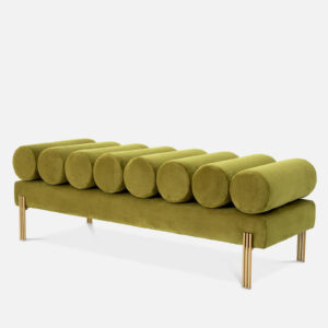 LEO SOFA BENCH WITH CHARTRESE FINISH