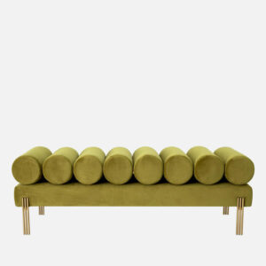 LEO SOFA BENCH WITH CHARTRESE FINISH