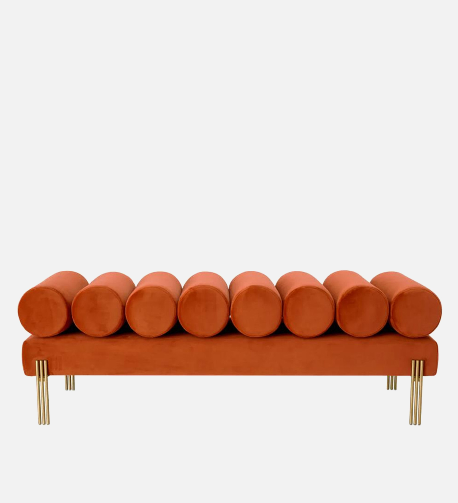 LEO SOFA BENCH WITH TERRACOTTA FINISH - Image 3