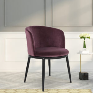 RSAW ARM CHAIR WITH PURPLE/BLACK FINISH