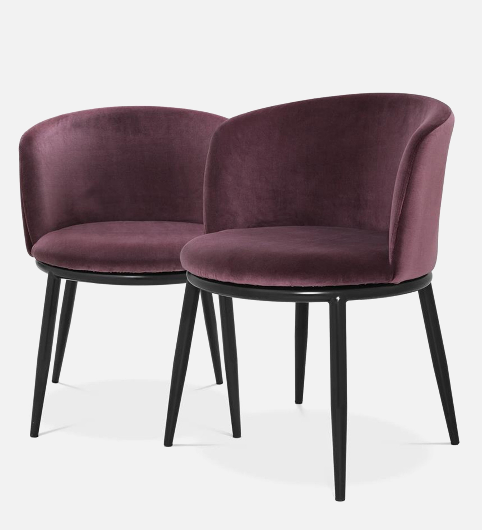 RSAW ARM CHAIR WITH PURPLE/BLACK FINISH - Image 4