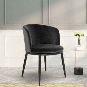 RSAW ARM CHAIR WITH BLACK FINISH