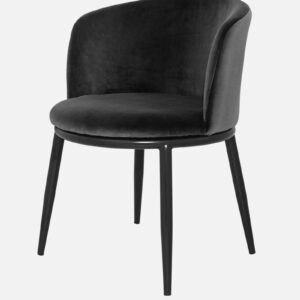 RSAW ARM CHAIR WITH BLACK FINISH