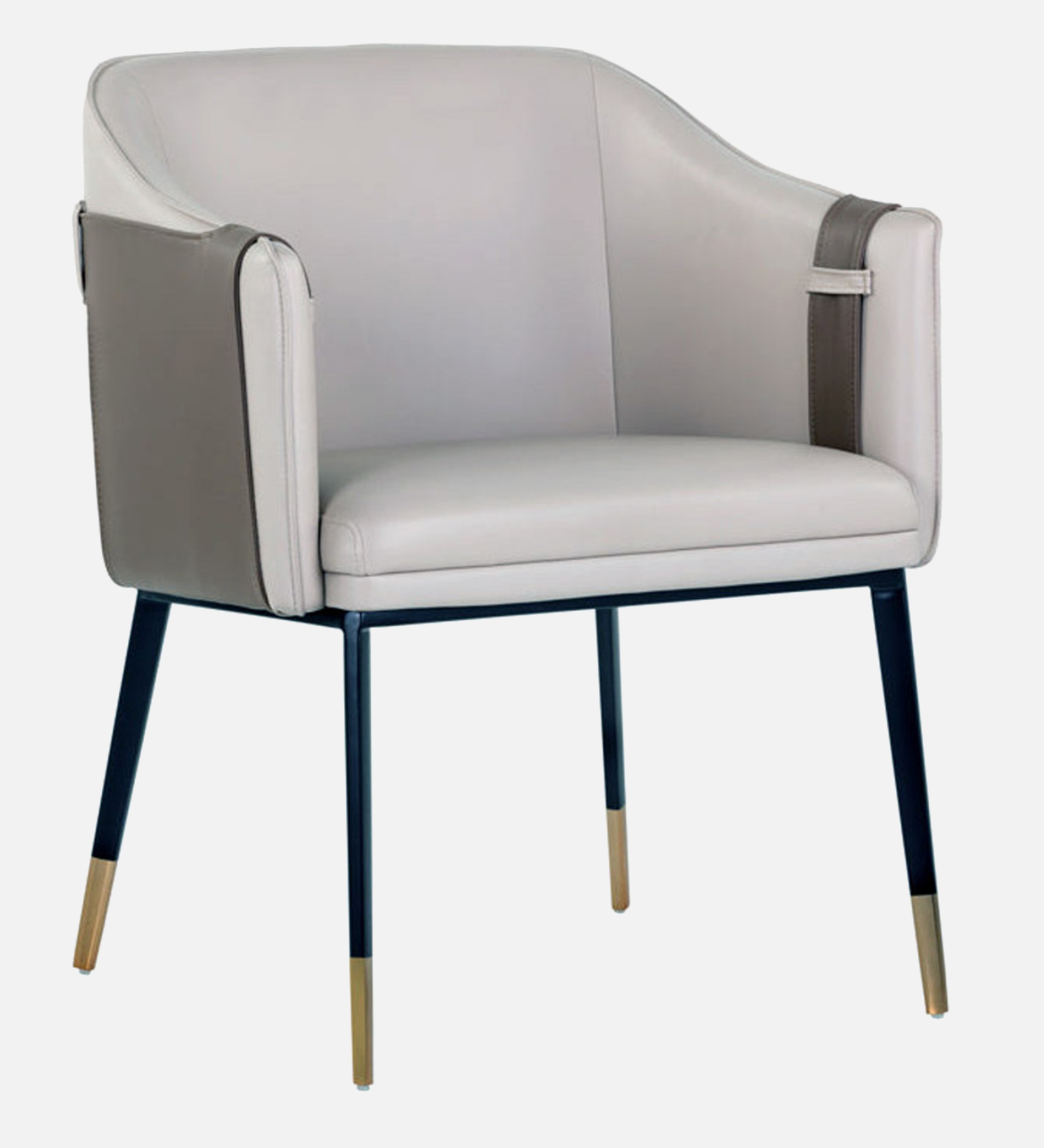 RAW ARM CHAIR WITH GREY/BLACK FINISH - Image 3