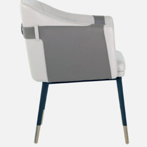 RAW ARM CHAIR WITH GREY/BLACK FINISH