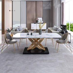Reo Dining set with grey color