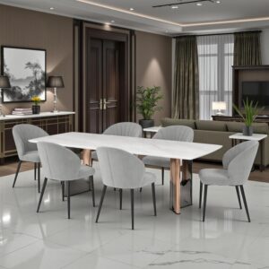 Reomo Dining set with grey color