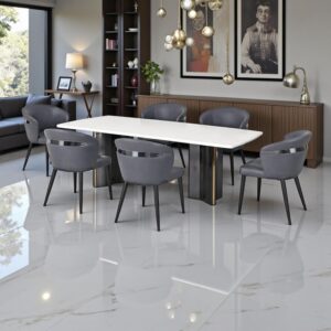 Dnoss Dining set with grey color